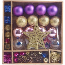 Gifi Décoration de Noël multicolore x40^ Décoration Sapin