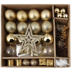 Gifi Décoration de Noël or à suspendre x 40^ Décoration Sapin