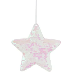 Gifi Décoration de Noël pailletée à suspendre^ Décoration Sapin