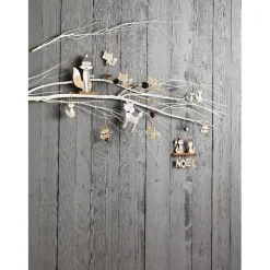 Gifi Décoration de Noël renard assis à suspendre^ Décoration Sapin