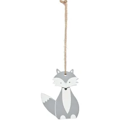 Gifi Décoration de Noël renard assis à suspendre^ Décoration Sapin