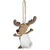 Gifi Décoration de Noël renne en bois à suspendre^ Décoration Sapin
