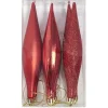 Gifi Décoration de Noël stalactite rouge à suspendre x6^ Décoration Sapin