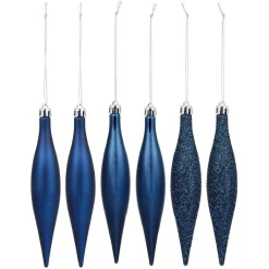 Gifi Décoration de Noël stalactite à suspendre x6^ Décoration Sapin