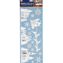 Gifi Décoration de Noël stickers 3D pour fenêtre^ Décoration De Fenêtre