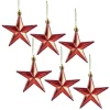 Gifi Décoration de Noël étoile à suspendre rouge x6^ Décoration Sapin