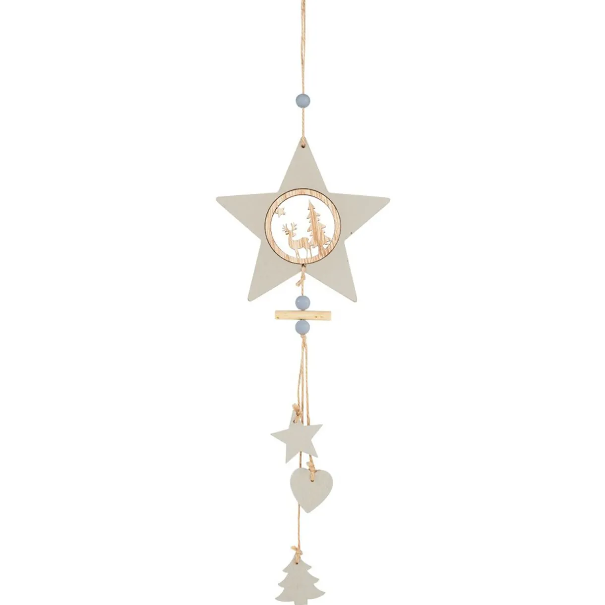 Gifi Décoration de Noël étoile sapin coeur^ Décoration Sapin