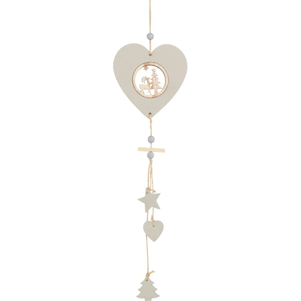 Gifi Décoration de Noël étoile sapin coeur^ Décoration Sapin