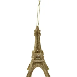 Gifi Décoration de Noël Tour Eiffel à suspendre en résine 2 modèles^ Décoration Sapin