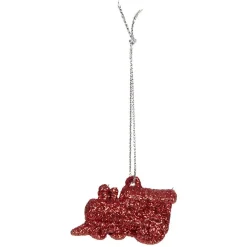 Hot Gifi Décoration de Noël train à suspendre x4