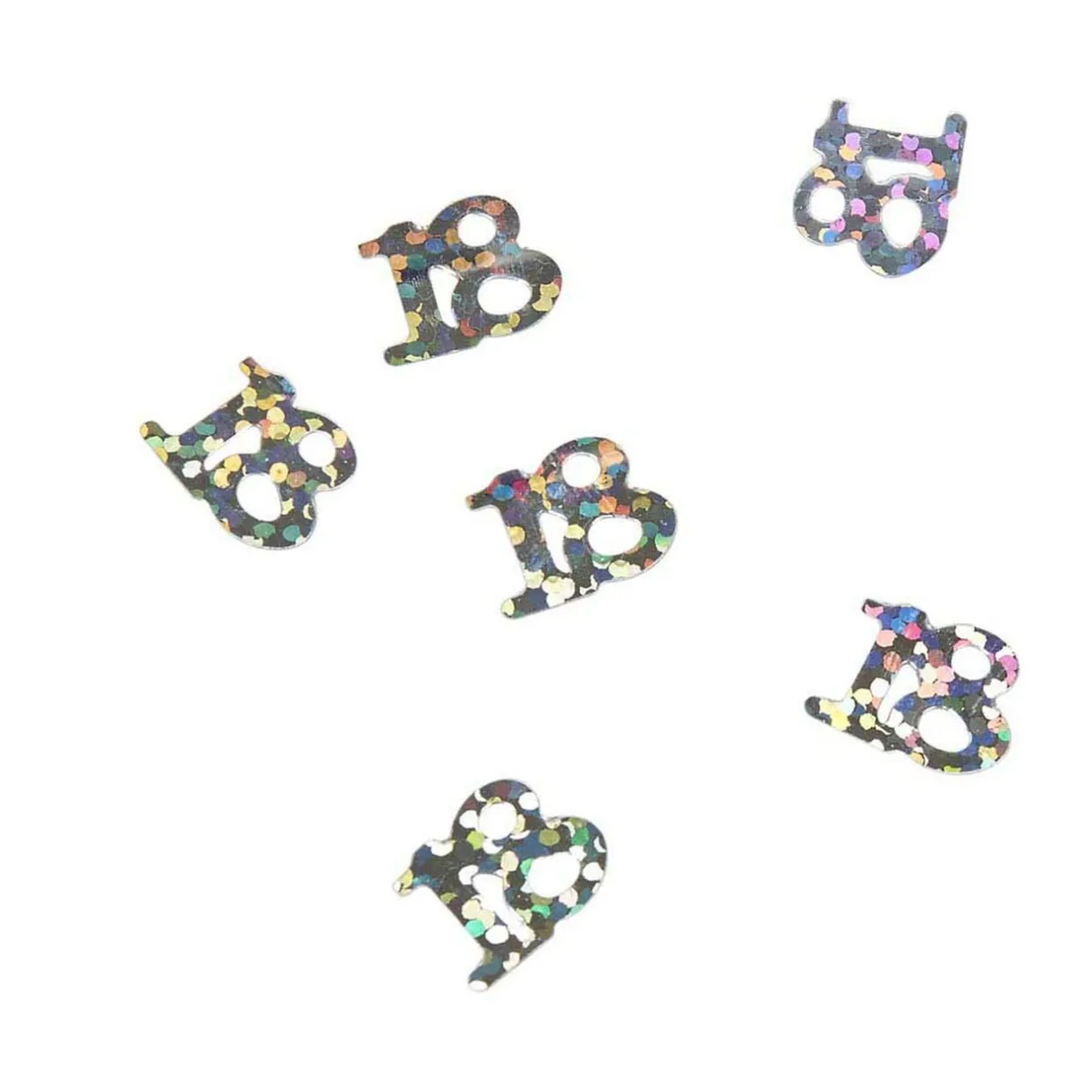 Clearance Gifi Décoration de table anniversaire 18 ans argenté