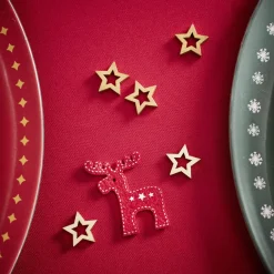 Hot Gifi Décoration de table forme étoile dorée 20 pièces