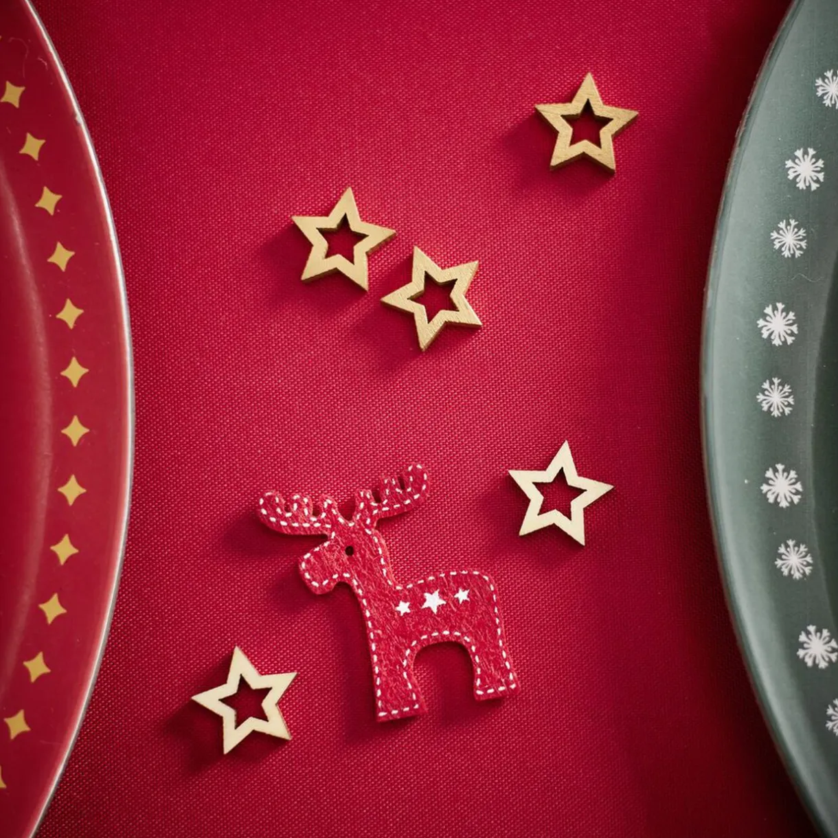 Hot Gifi Décoration de table forme étoile dorée 20 pièces