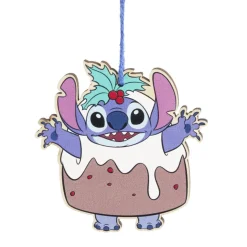 Clearance Gifi Décoration Disney Stitch en bois à suspendre H15cm