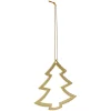 Gifi Décoration en métal doré à suspendre^ Décoration Sapin
