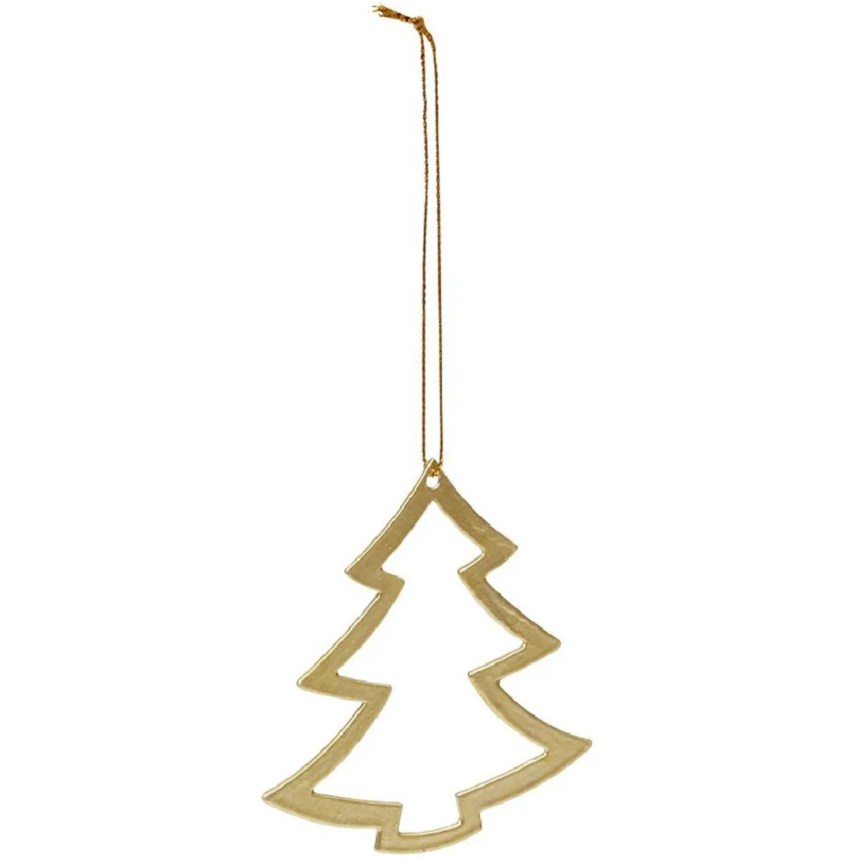 Gifi Décoration en métal doré à suspendre^ Décoration Sapin