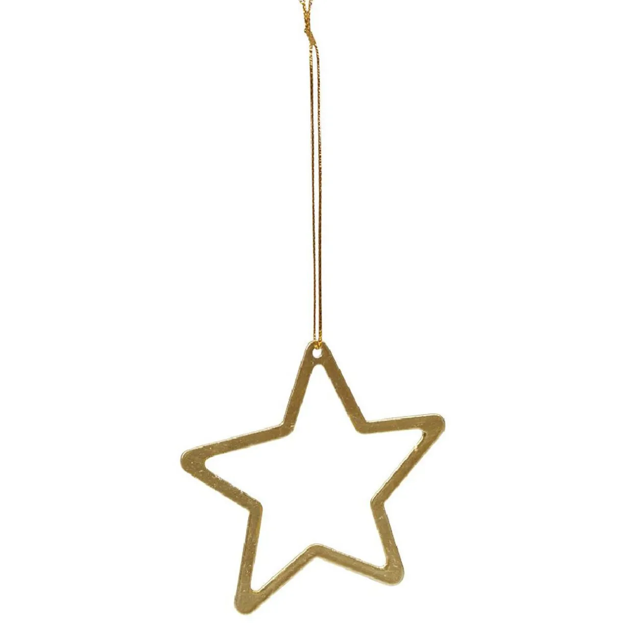 Gifi Décoration en métal doré à suspendre^ Décoration Sapin