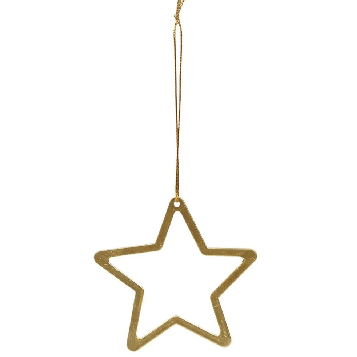 Gifi Décoration en métal doré à suspendre^ Décoration Sapin