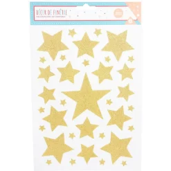 Gifi Décoration fenêtre Noël électrostatique étoile ou flocon^ Décoration De Fenêtre