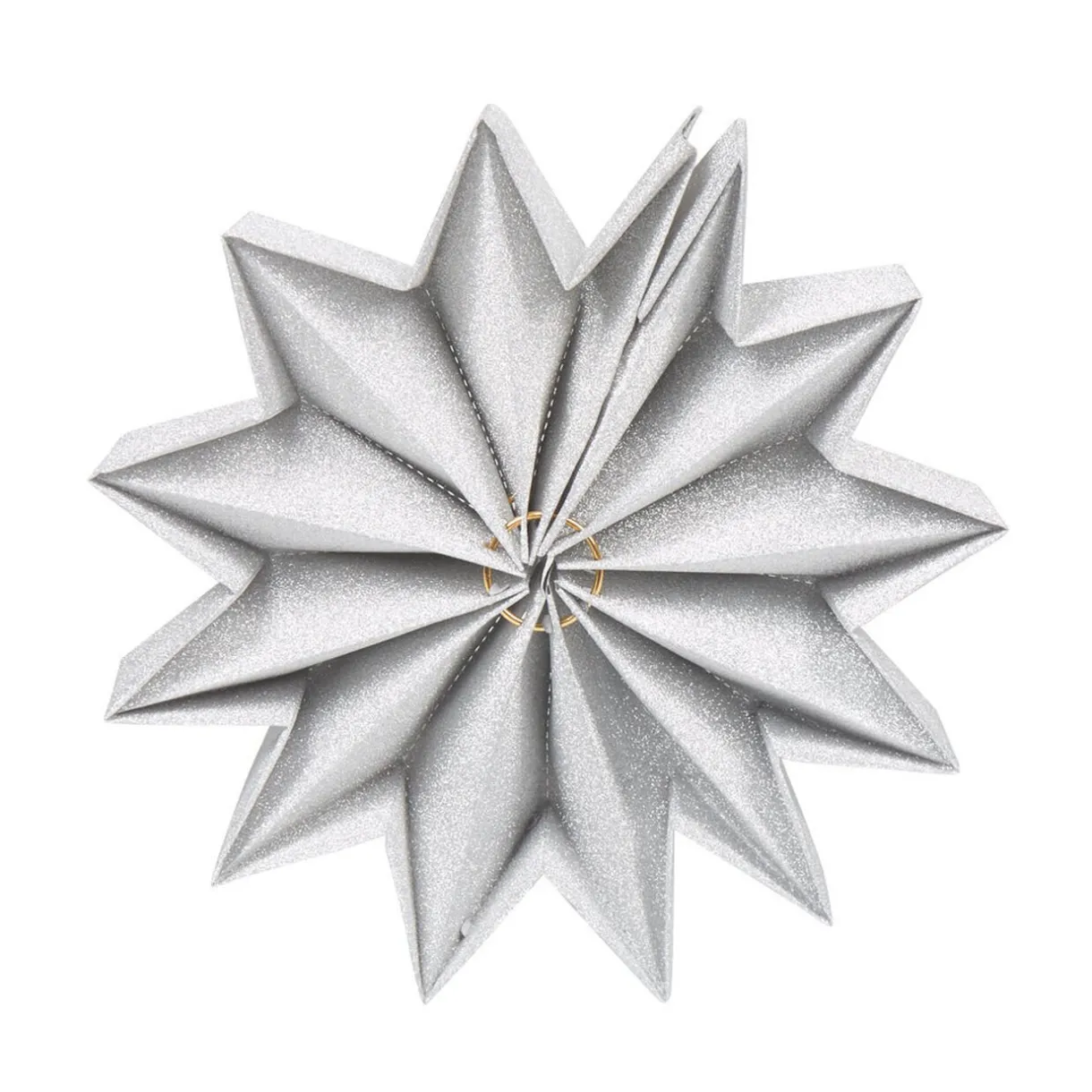 Sale Gifi Décoration forme étoile 3D argentée à déplier
