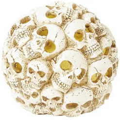 Outlet Gifi Décoration Halloween boule squelette LED