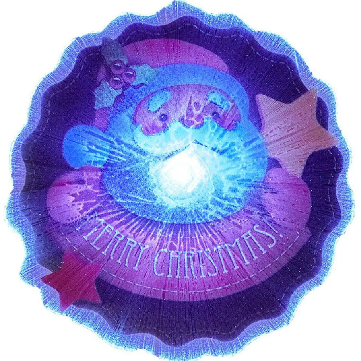 Gifi Décoration noël de fenêtre lumineuse 1LED, pvc^ Décoration De Fenêtre