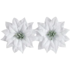 Gifi Décoration poinsettia blanche Noël^ Décoration Sapin