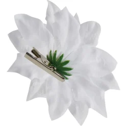 Gifi Décoration poinsettia blanche Noël^ Décoration Sapin