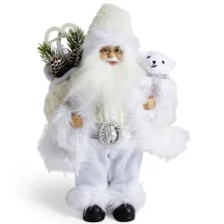 Sale Gifi Décoration Père Noël à poser blanc H30cm