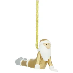 Gifi Décoration Père Noël Yoga à suspendre^ Décoration Sapin