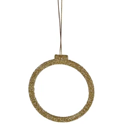 Gifi Décoration sapin Noël à suspendre étoile/sapin/boule doré x6^ Décoration Sapin