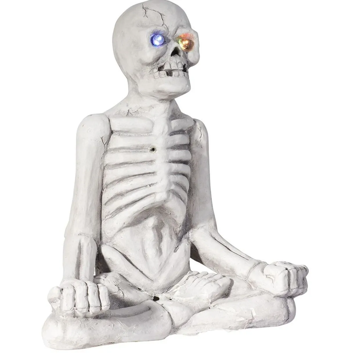 Sale Gifi Décoration squelette assis Halloween gris