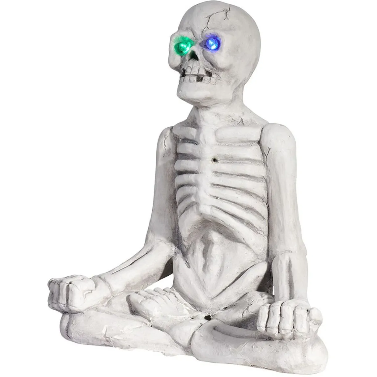 Sale Gifi Décoration squelette assis Halloween gris