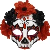 Clearance Gifi Demi masque fleur Day of dead
