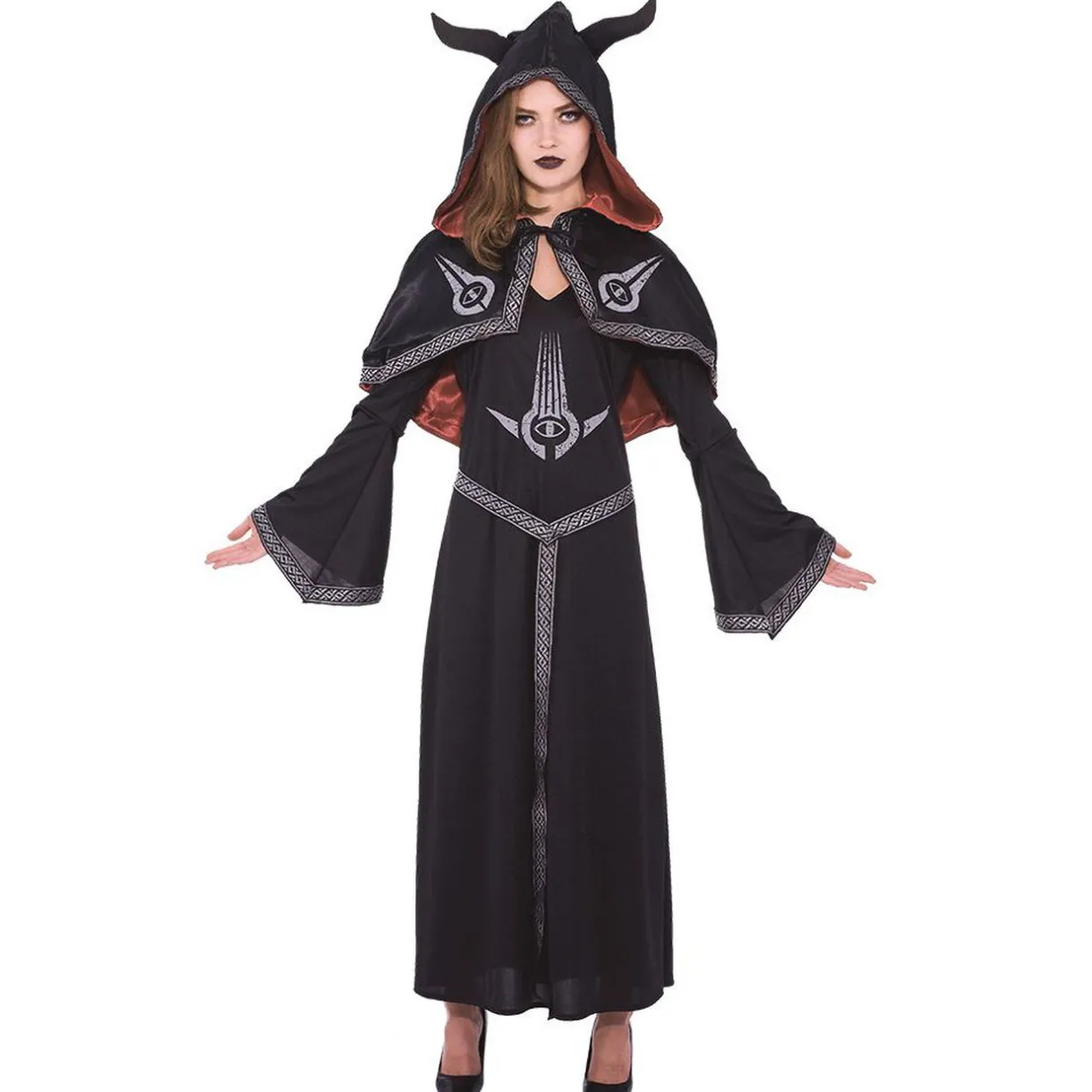 Outlet Gifi Déguisement adulte diablesse robe et cape