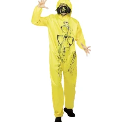 Clearance Gifi Déguisement adulte Halloween zombie radioactif phosphorescent M/L