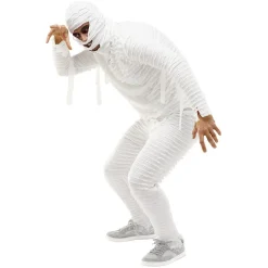Clearance Gifi Déguisement adulte momie avec masque Halloween