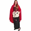 Clearance Gifi Déguisement chaperon rouge robe et cape Halloween taille M