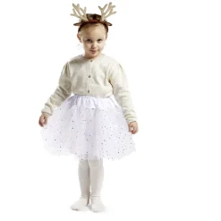 Gifi Déguisement de Noël enfant serre-tête et tutu^ Déguisement Et Tenue De Noël