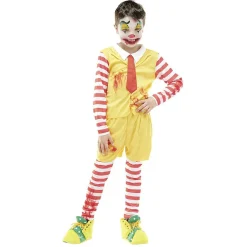 Sale Gifi Déguisement enfant Creepy clown Halloween 11 à 14 ans