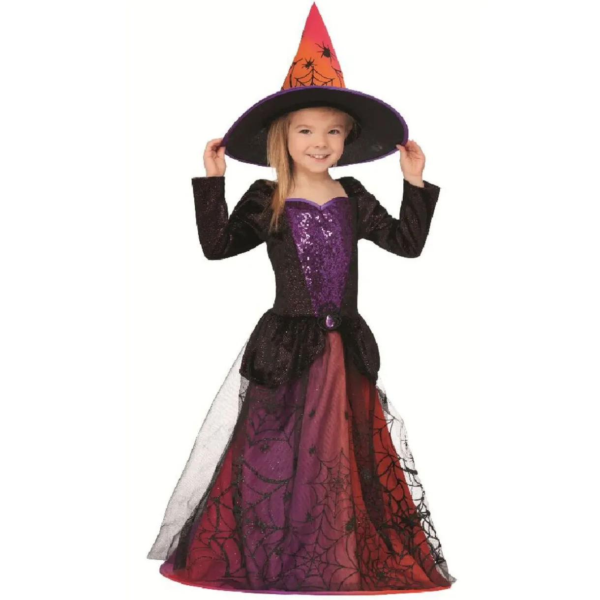 Sale Gifi Déguisement enfant Halloween sorcière 7/10 ans