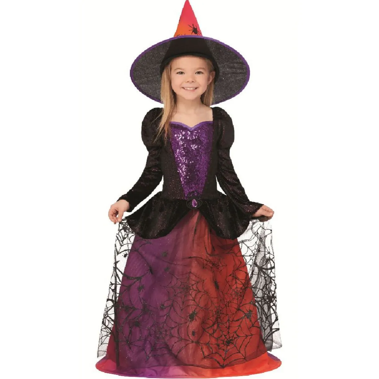 Sale Gifi Déguisement enfant Halloween sorcière 7/10 ans
