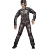 Sale Gifi Déguisement enfant Halloween cyborg combinaison et masque 7/10ans