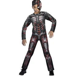 Sale Gifi Déguisement enfant Halloween cyborg combinaison et masque 7/10ans