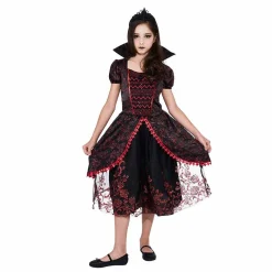 Sale Gifi Déguisement enfant reine gothique Halloween 7 à 10 ans