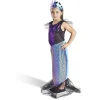 Clearance Gifi Déguisement enfant sirène robe et serre-tête noir et violet 11/14ans
