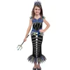 Clearance Gifi Déguisement enfant sirène squelette Halloween 7/10 ans