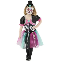 Sale Gifi Déguisement enfant squelette robe Halloween 7 à 10 ans