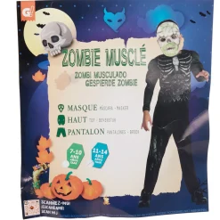 Sale Gifi Déguisement enfant zombie musclé 11/14 ans