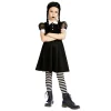 Outlet Gifi Déguisement fille gothique style Mercredi Addams 4/6 ans